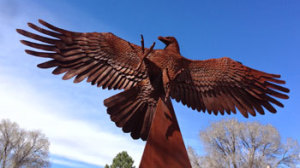 Shidoni Sculpture Gardens in Teseque, NM