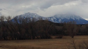 On my drive back from Denver, I was present to the glory of this moment with the majesty of the Spanish Peaks near Walsenburg, Colorado.
